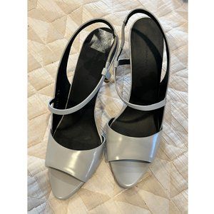Balenciaga leather pump sandals